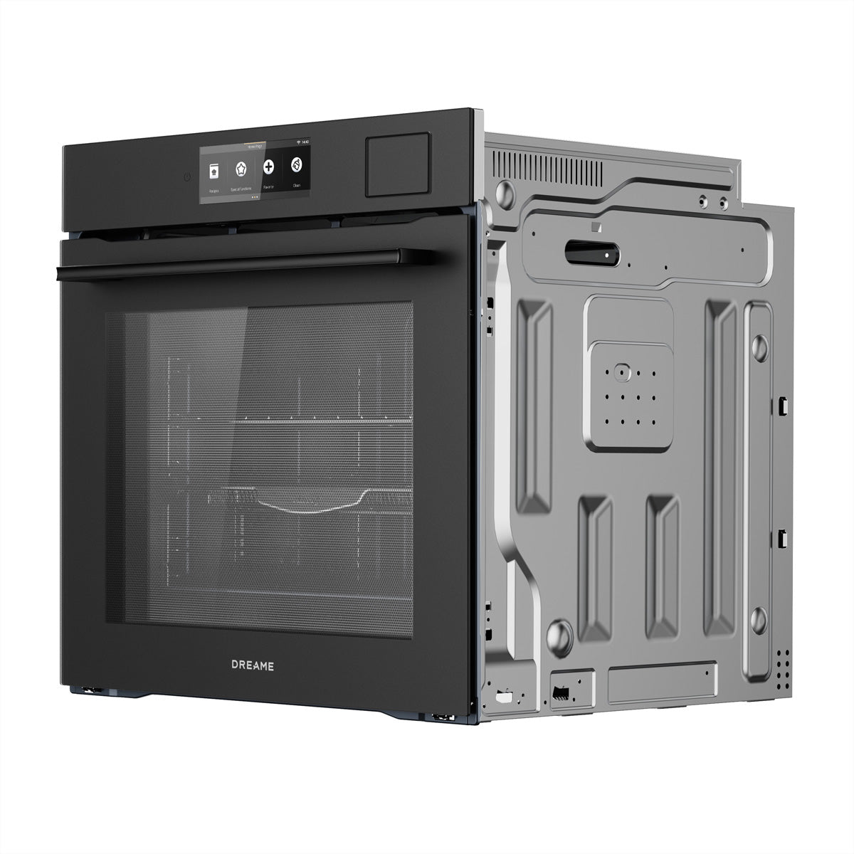 Dreame Einbau-Kombi-Dampfbackofen OZ60 Pro – 81 l, Dampf & Heissluft, 1600 W – Schwarz