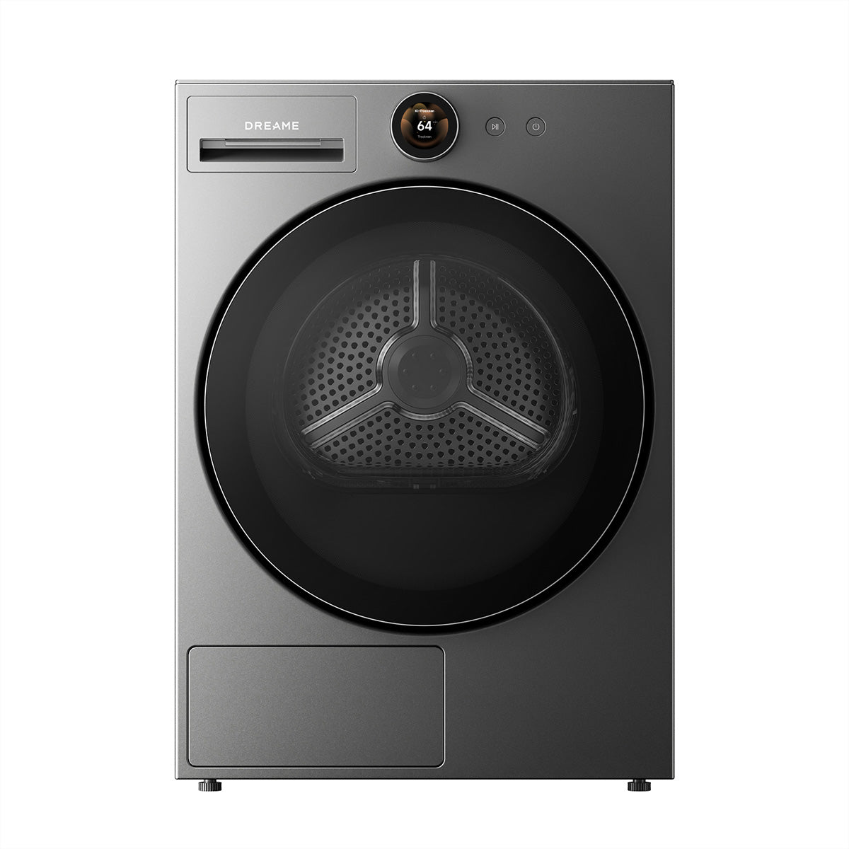 Dreame Wäschetrockner DWD09L90TAEU, 9 kg, Energieeffizienzklasse B – Grau, Metall