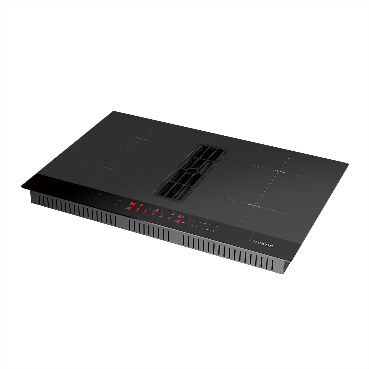 Dreame Kochfeld mit Dunstabzug VZ40 Pro – Einbau, 650 m³/h, A++, 7.200 W – schwarz
