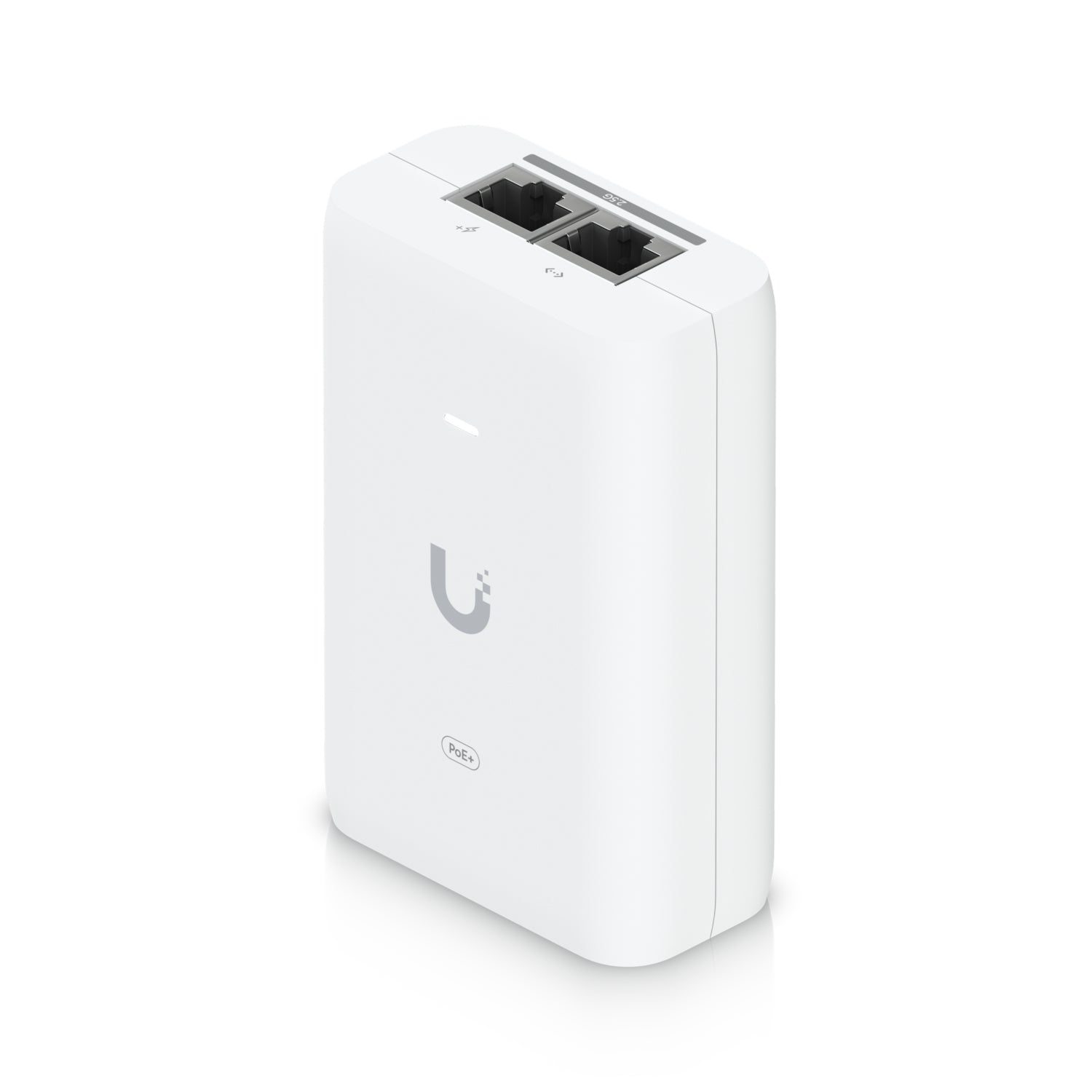 Ubiquiti UACC-PoE+-2.5G PoE-Injektor 30 W – 48 V PoE, 2,5 GbE×2 – Wandmontage – Weiss