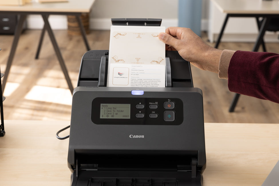 Canon imageFORMULA DR-M260 – Dokumentenscanner, A4, Duplex, 60 ppm, 600 dpi, ADF 80 Blatt, USB, für Windows
