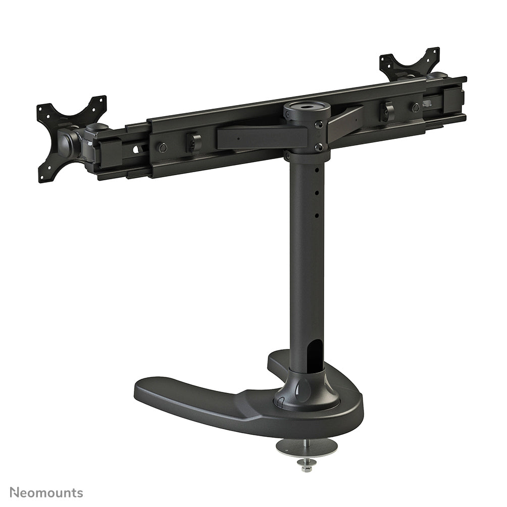 Neomounts FPMA D700DD – Tischhalterung, Dual, Tischdurchführung, bis 27", VESA 75 × 75 mm, 24 kg