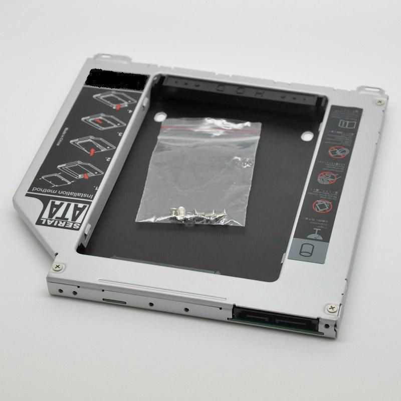CoreParts 2nd-Bay HDD-Kit SATA 9,5 mm – für MacBook 13" – Silber