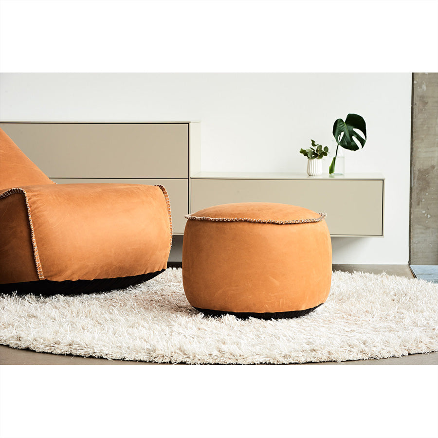Sackit RETROit Kinderstuhl Dunes – 35 × 50 cm – Leder – Braun