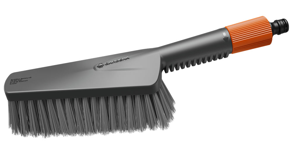 Gardena Scheuerbürste Cleansystem – 32×8,4×10,8 cm, grau/orange, 1 Stück