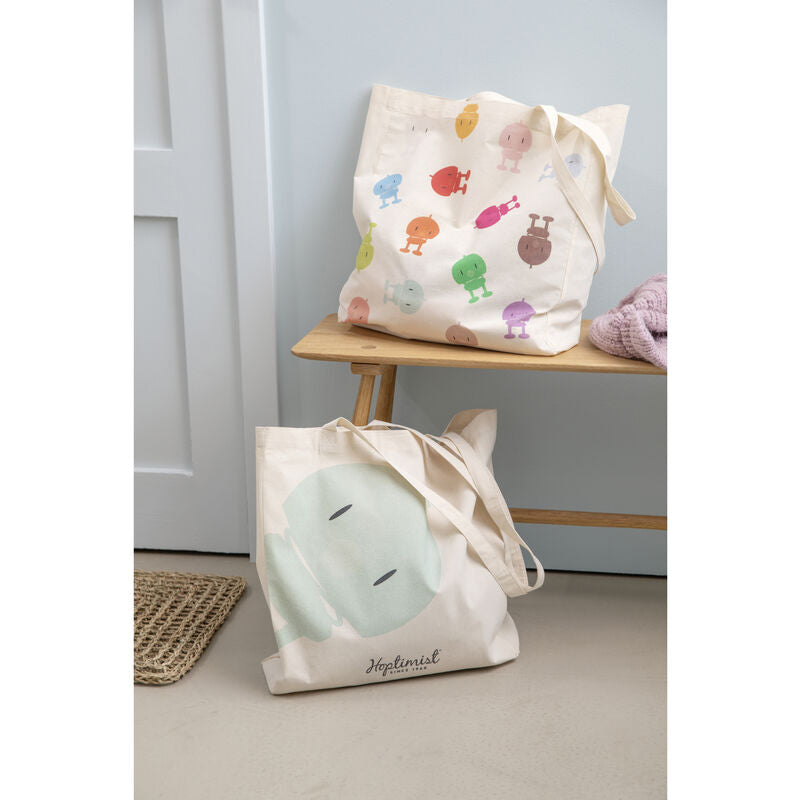 Hoptimist Stofftasche, Baumwolle, Blau, 400×460×3 mm