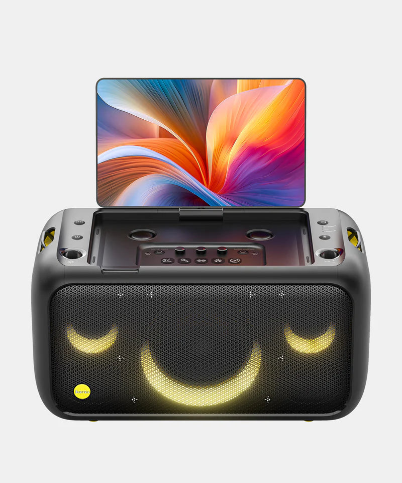 Ikarao Break X1 – Party-Lautsprecher – 460 W, Disco-Licht, 10 h Akku – Schwarz