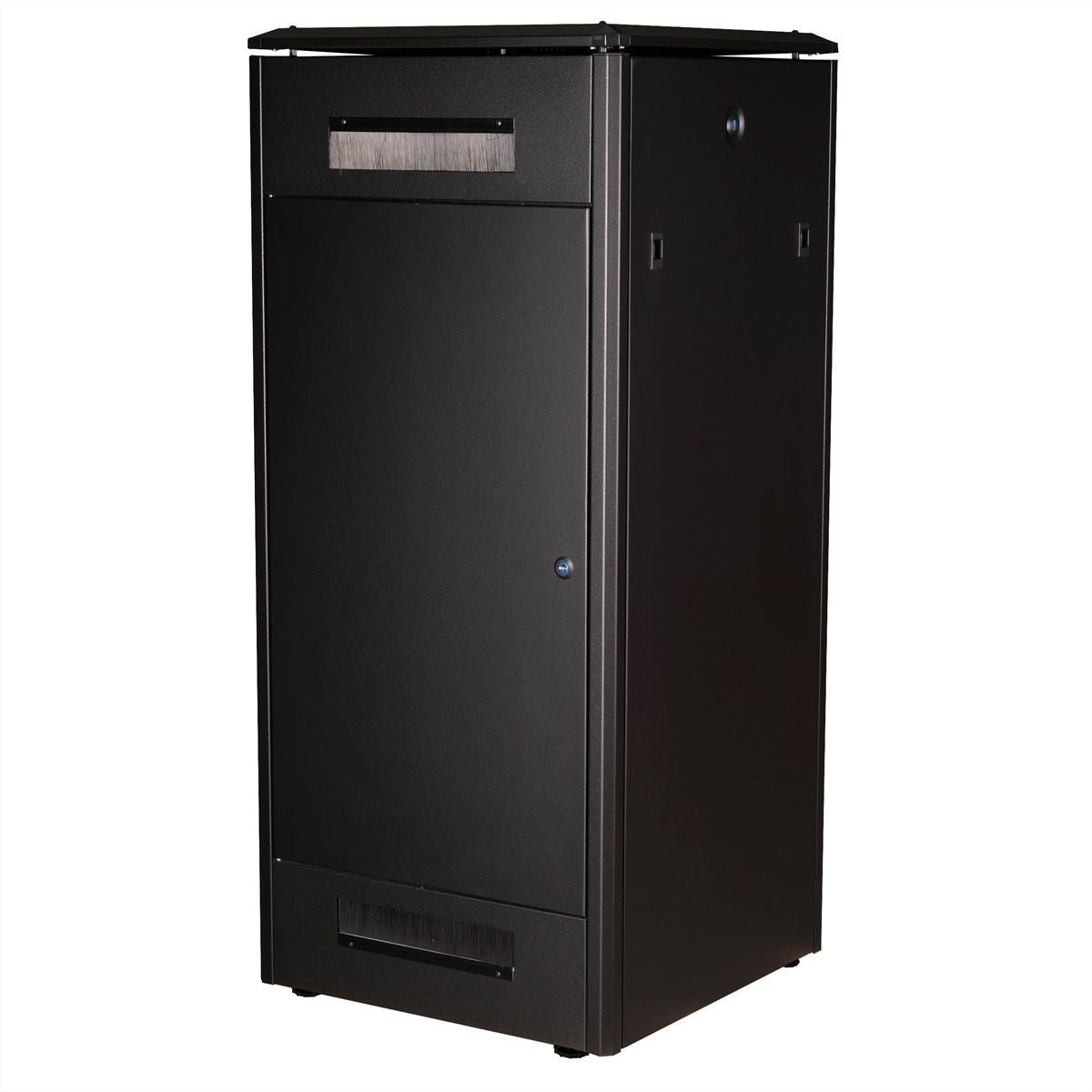ROLINE Pro – 19" Netzwerkschrank 26U, IP20, abschliessbar, 600 × 600 × 1342 mm, schwarz, Stahl