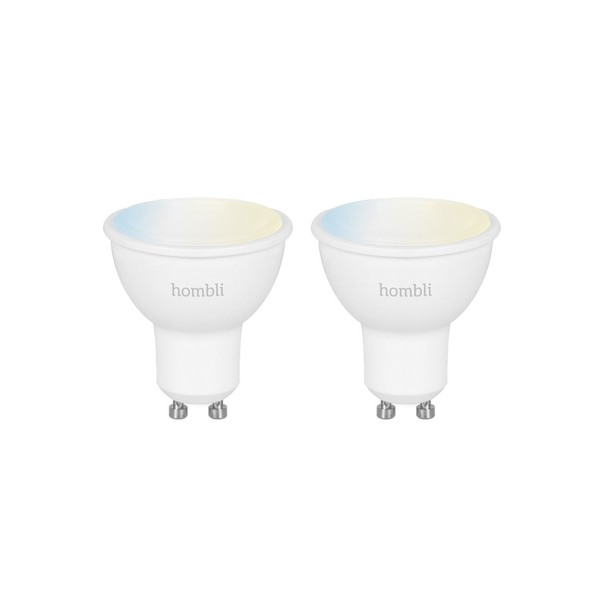 Hombli Smart-Leuchtmittel GU10 – 2700–6500 K, 350 lm, 4,5 W, WLAN – 2 Stk.