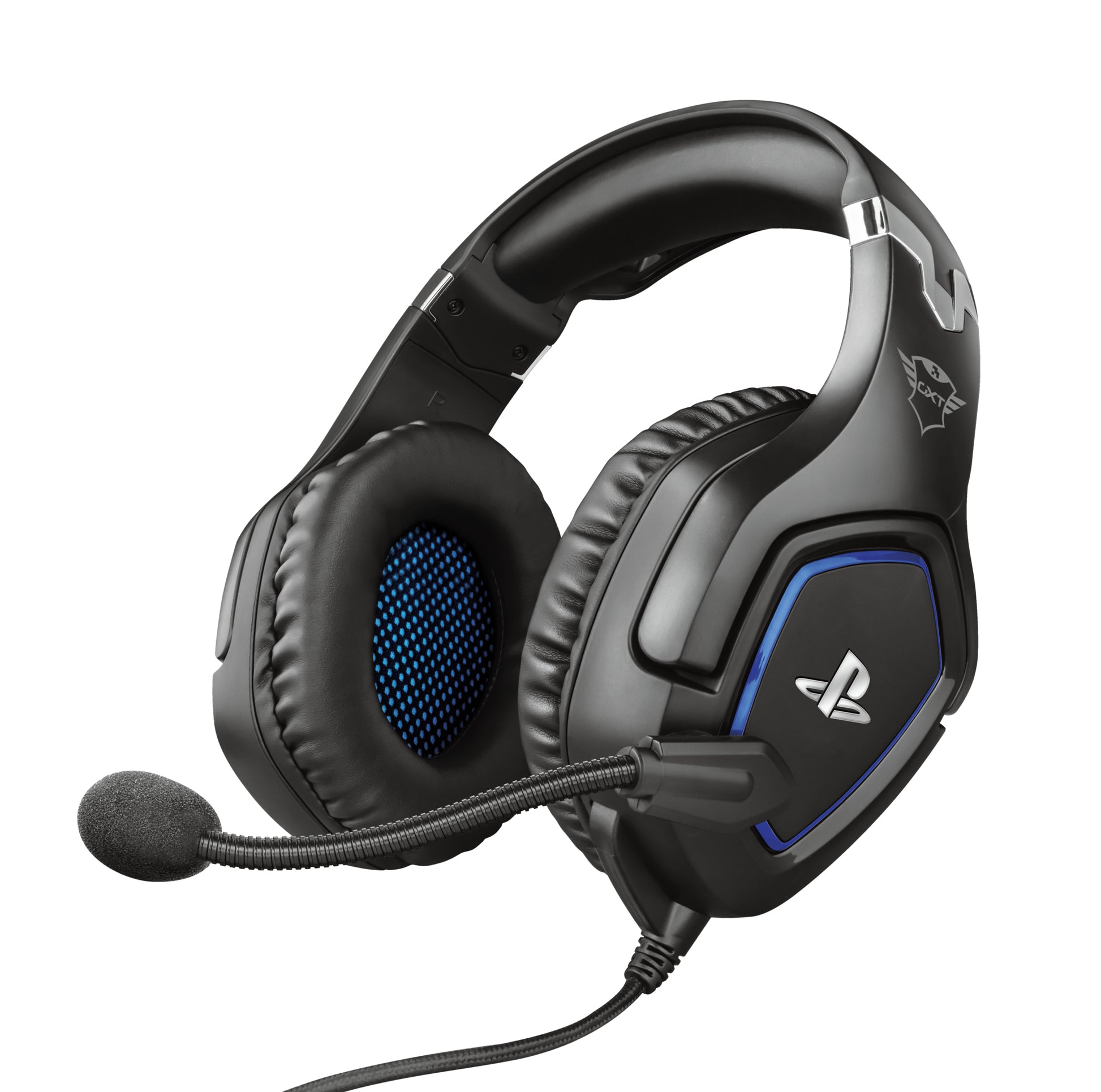 Trust GXT 488 Forze Gaming-Headset – Over-Ear, Stereo, Kabelgebunden, 3,5 mm Klinke, für PS4, Schwarz