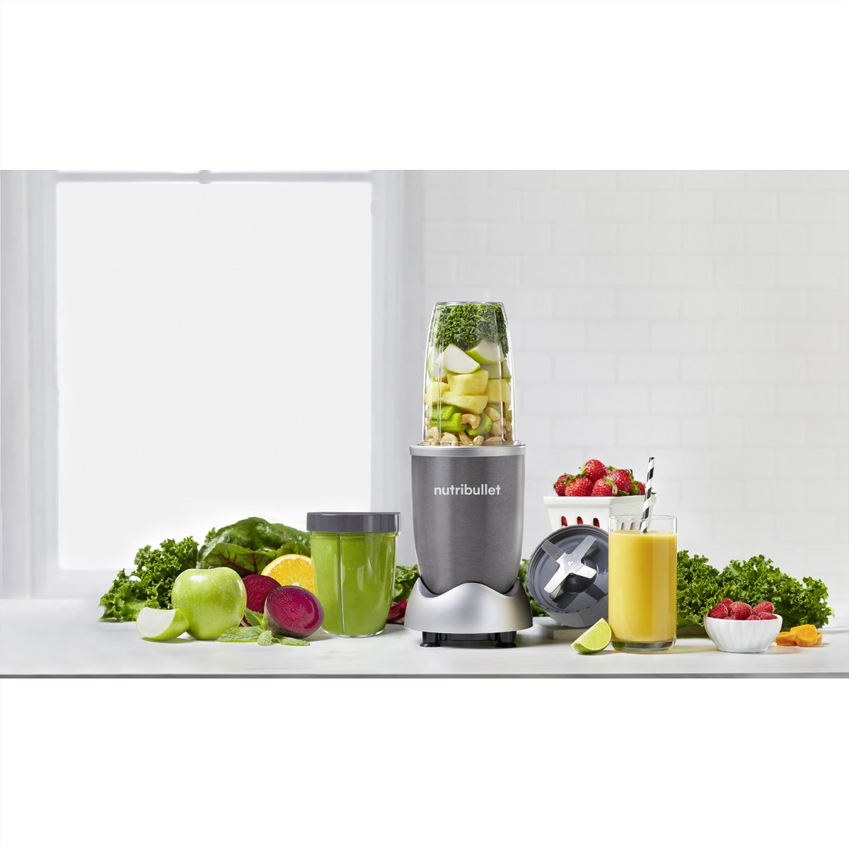Nutribullet Smoothie-Mixer – 700 ml, 600 W, To-Go – Anthrazit