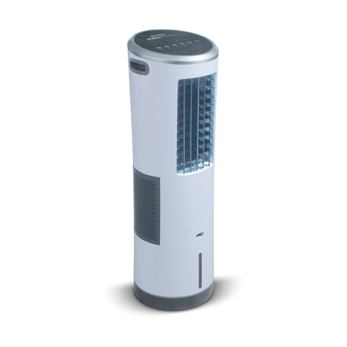 Livington InstaChill Luftkühler – 96,5 cm, 3 Stufen, oszillierend, Timer, Fernbedienung, Weiss