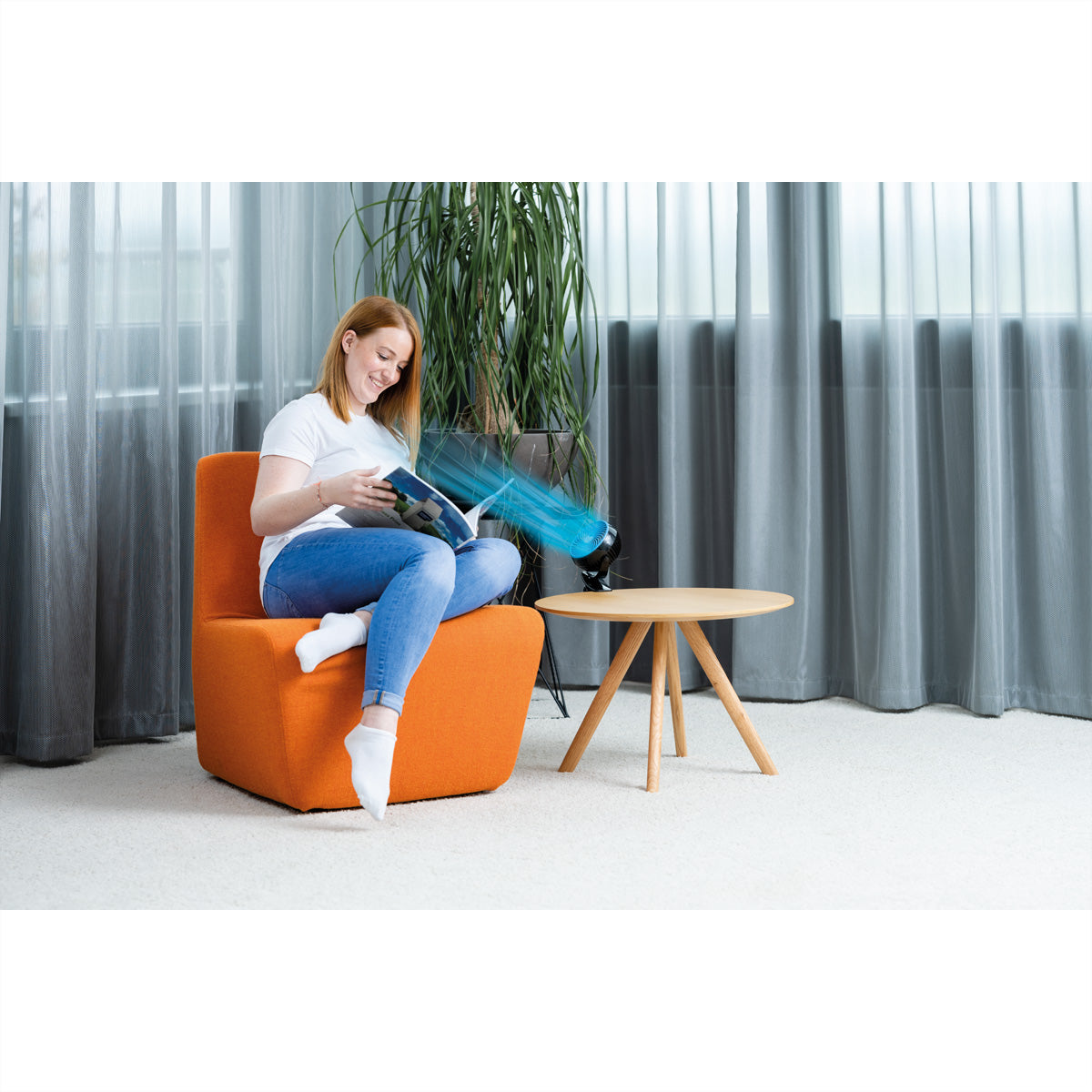 Livington Handventilator Go Fan Breeze – 6 h, Weiss