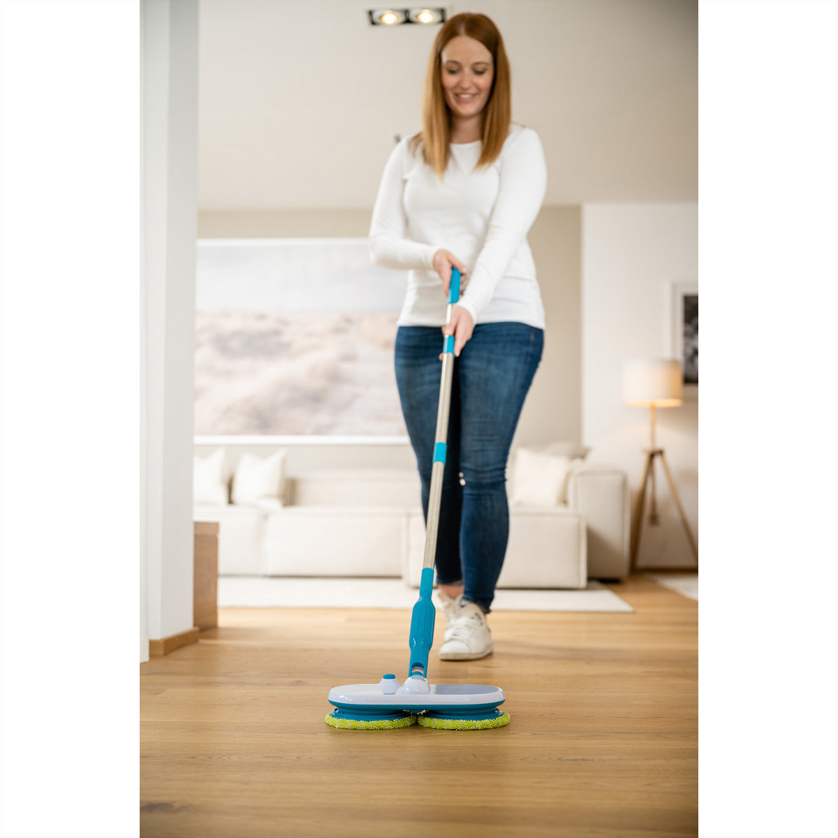 Hurricane Reinigungsgerät Floating Mop – 40 min Akkulaufzeit, 0,2 l, Blau