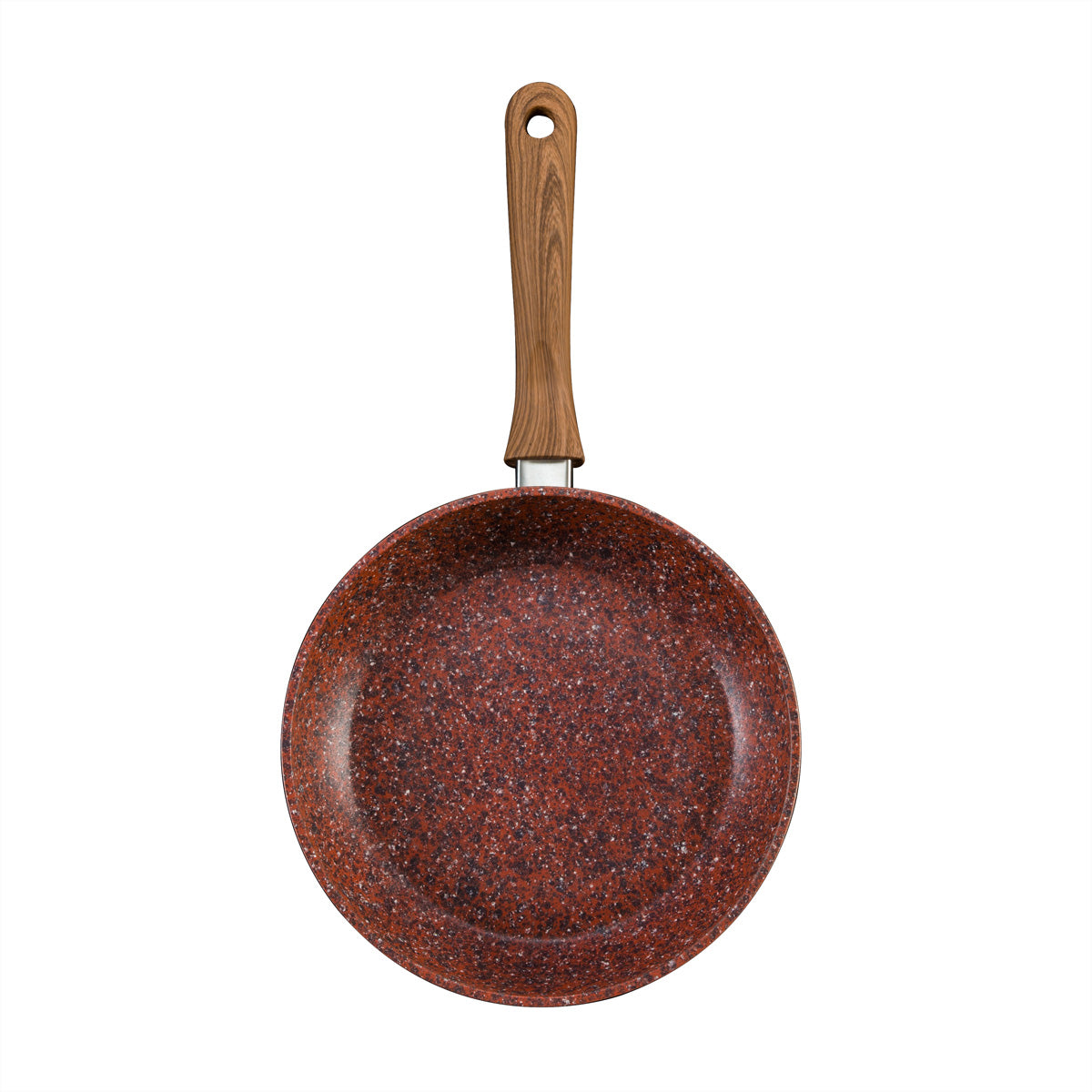 Livington Fonduepfanne Copper & Stone – Ø 24 cm, Aluminium/Stahl, Stein-Beschichtung/Antihaftbeschichtung