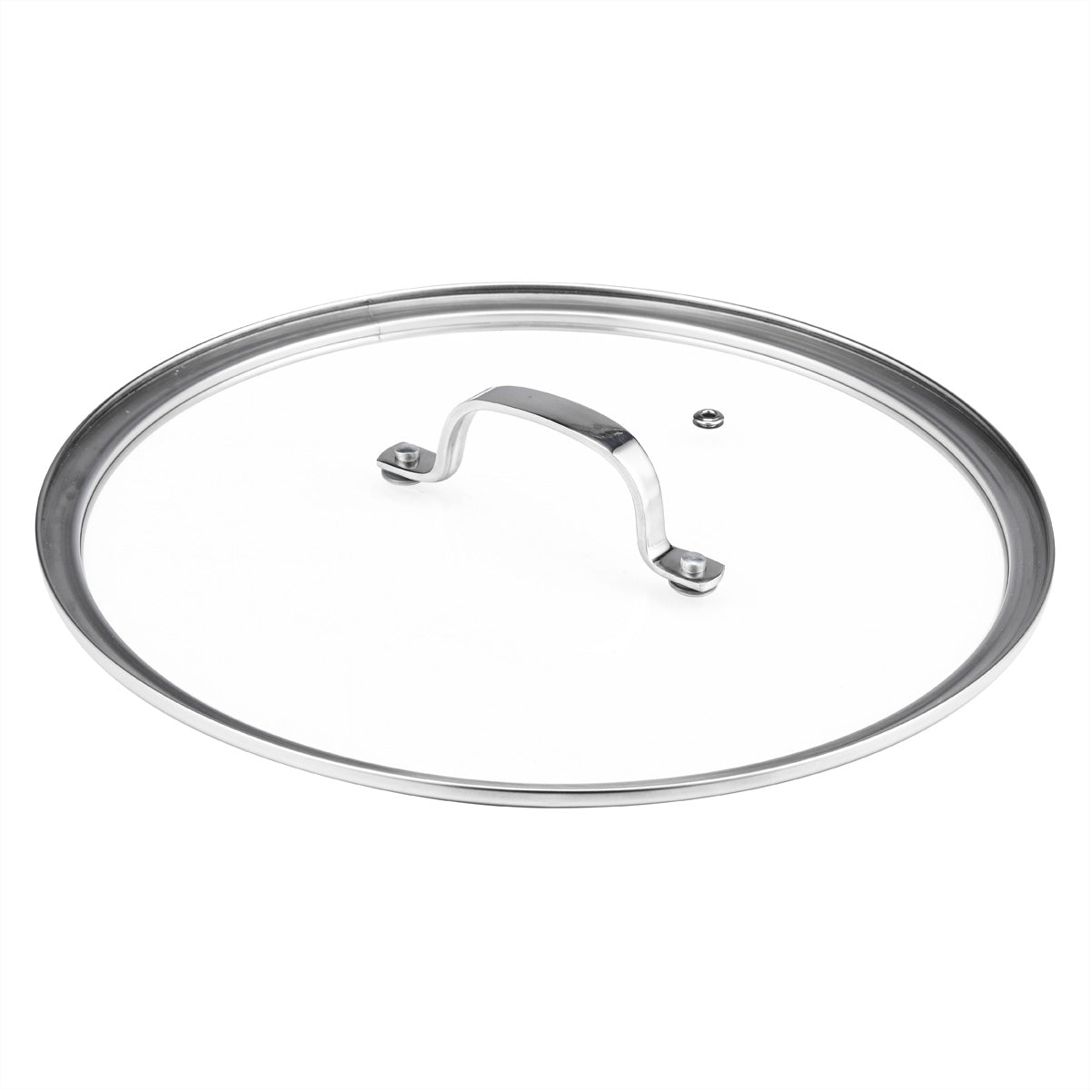 Livington Fonduepfanne – Ø 31 cm, Edelstahl, Antihaftbeschichtung, für Induktion, Glaskeramik, Backofen