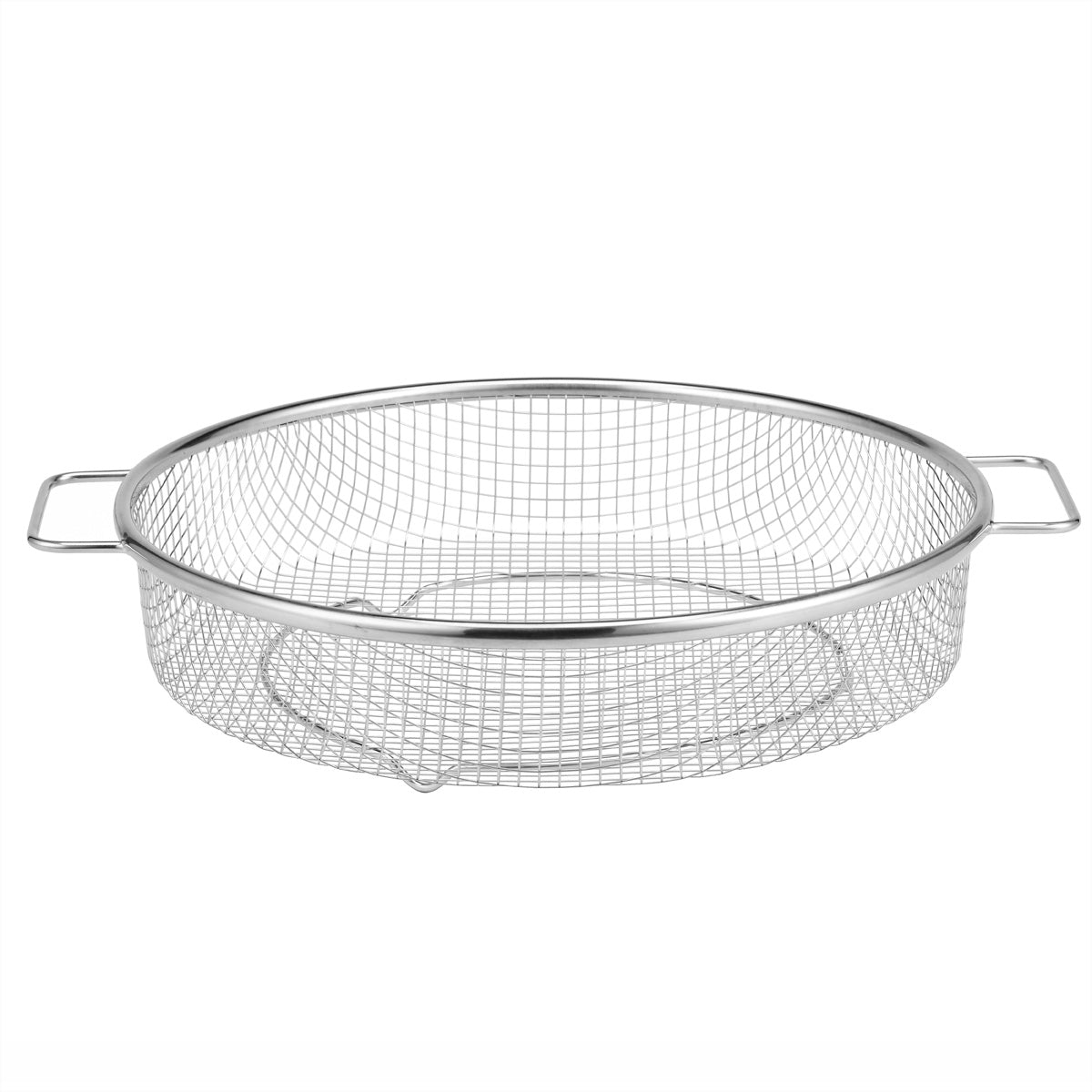Livington Fonduepfanne – Ø 31 cm, Edelstahl, Antihaftbeschichtung, für Induktion, Glaskeramik, Backofen