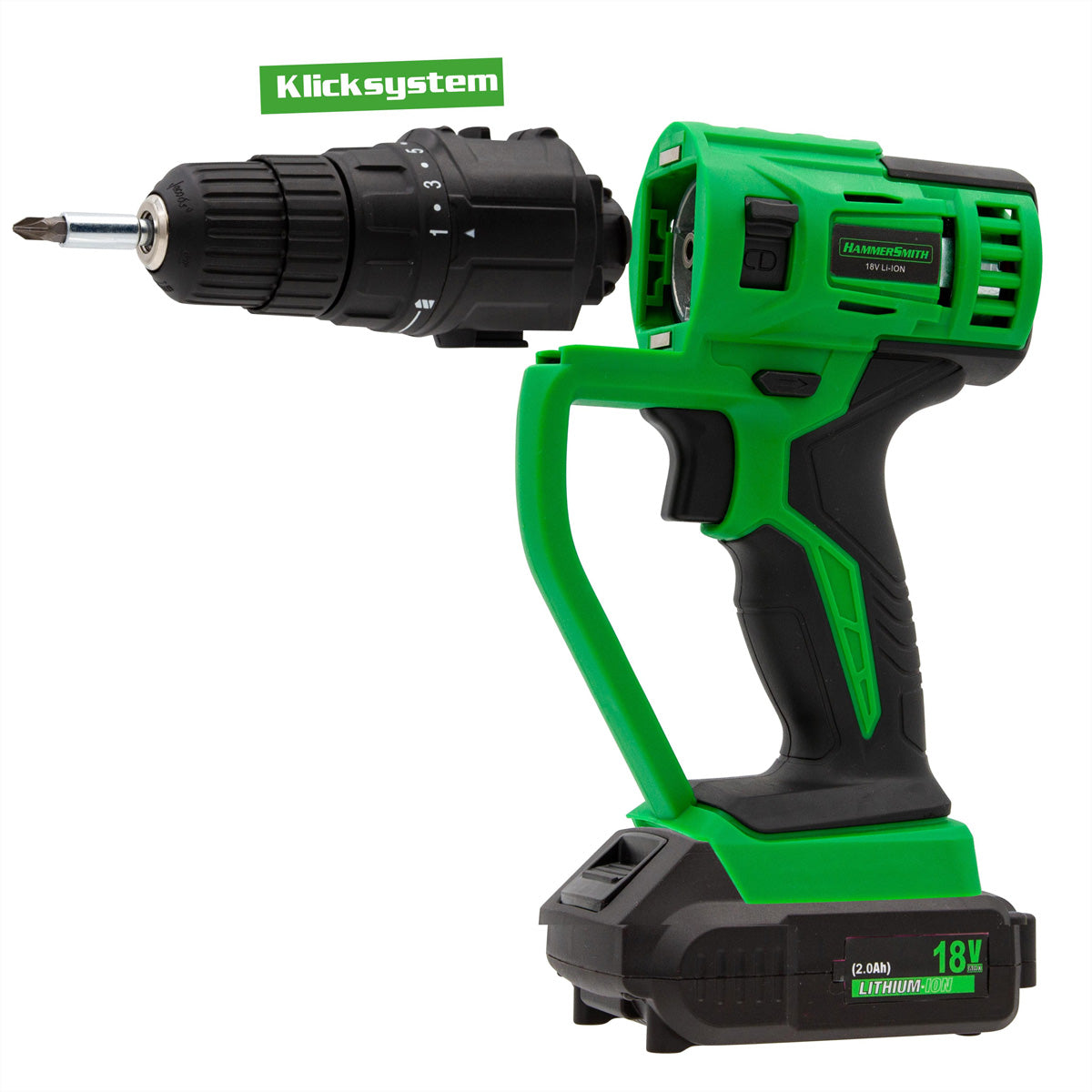 Mediashopping Hammersmith MultiTool Multifunktionswerkzeug – 18 V – 1 Akku & Schnellladestation, Koffer