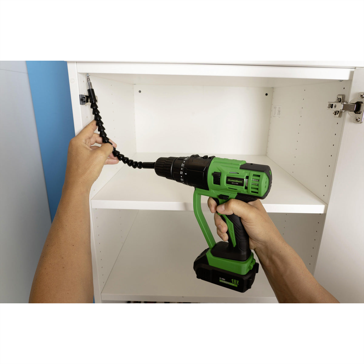 Mediashopping Hammersmith MultiTool Multifunktionswerkzeug – 18 V – 1 Akku & Schnellladestation, Koffer