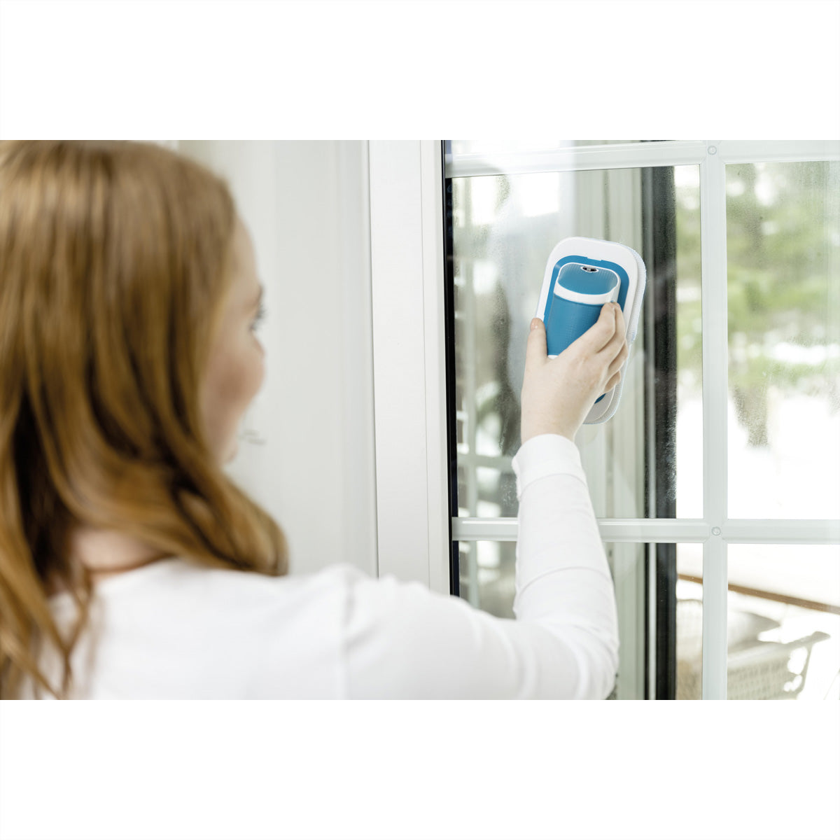 Livington MultiScrubber Reinigungsgerät – Akku, teleskopierbar bis 105 cm, blau, 11,0 × 39,0 × 22,8 cm