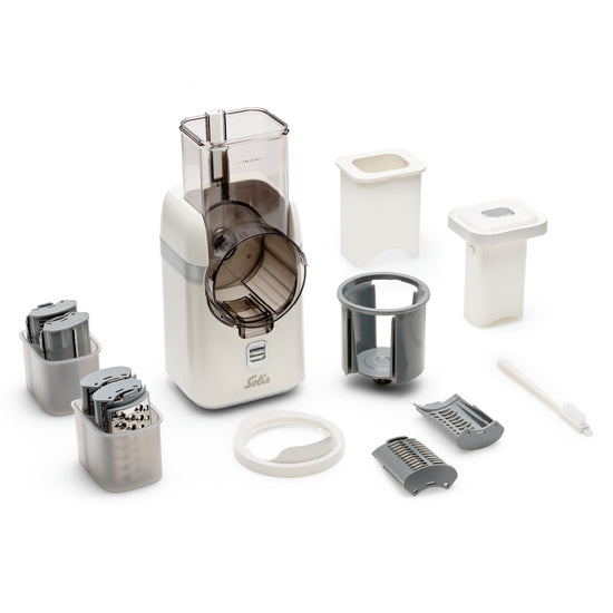 Solis Allesschneider Typ 8402 – 80 W, Kunststoff – Weiss