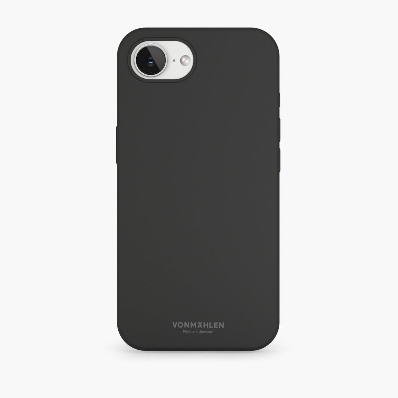 Vonmählen Backcover – für Apple iPhone 16e – schwarz – Silikon – MagSafe-kompatibel