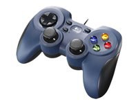 Logitech G F310 – Gamepad – USB (kabelgebunden), Analoge Sticks – für PC (Windows), Schwarz/Blau