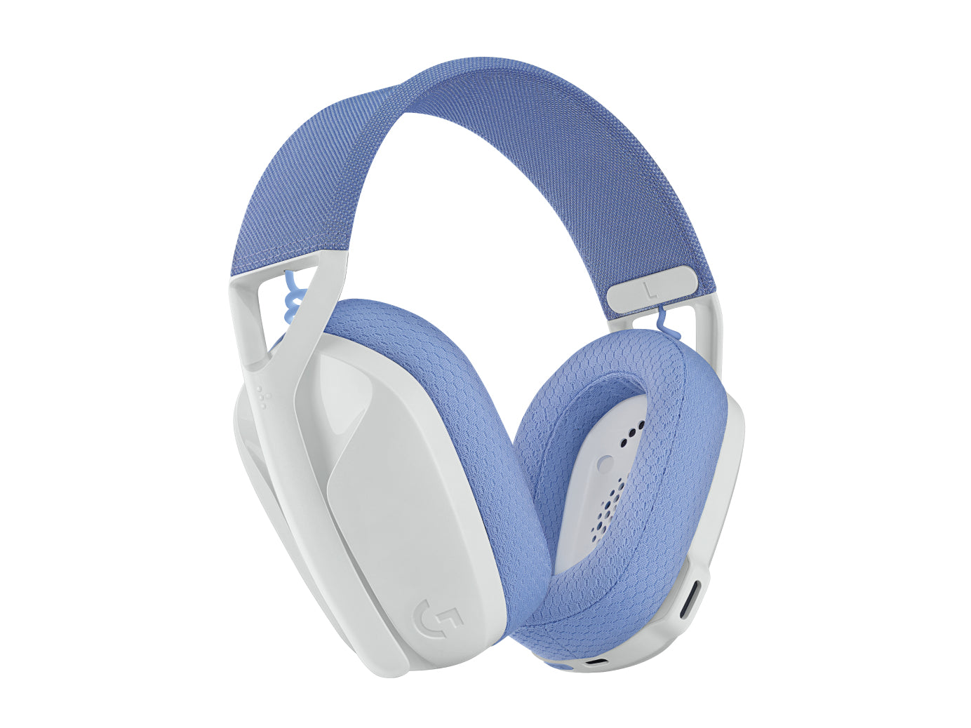 Logitech G G435 Gaming-Headset – Over-Ear, Stereo, BT, mit USB-A-Dongle, Weiss