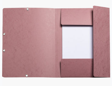 Exacompta Gummibandmappe Skandi A4 – 3 Klappen, Karton, mehrfarbig, bis 250 Blatt, 4 Stk.