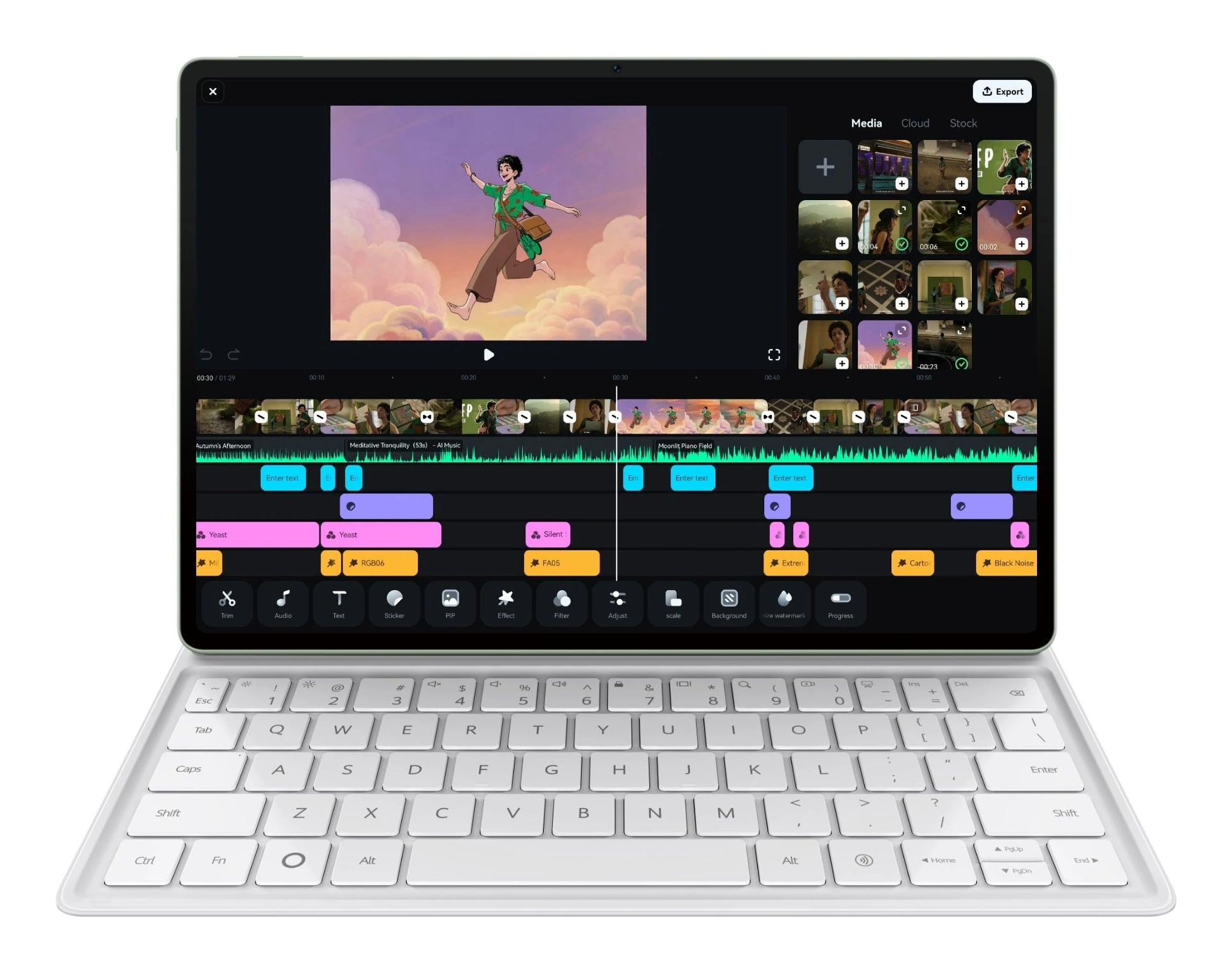Huawei MatePad 12X – 12", 256 GB, 12 GB RAM, Wi‑Fi, Grün, Tastatur & Stift