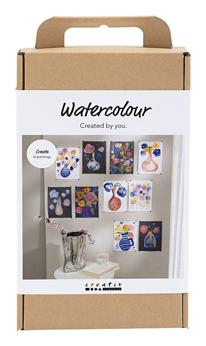 Creativ Company Kreativ Mix Aquarell – Bastelset (Wasserfarben) – Mehrfarbig