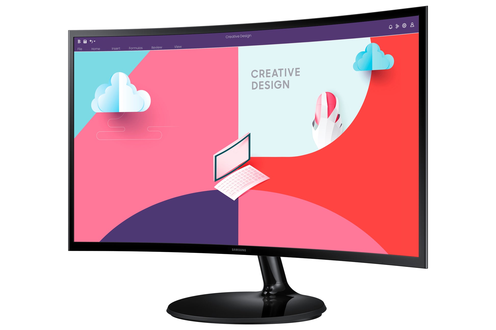 Samsung S27C364Eau – Monitor, 27", 1920 × 1080 (Full HD), VA, 75 Hz, 250 cd/m², VESA 75 × 75, Schwarz
