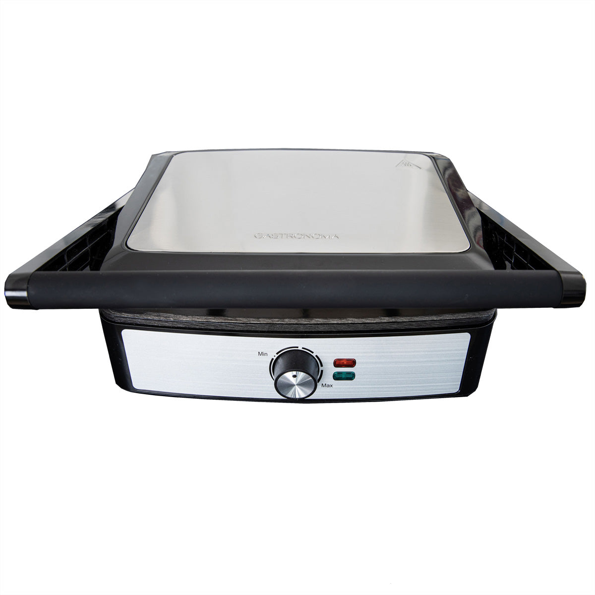 Gastronoma Tischgrill 18240001 – 29×23 cm Kochfläche, 2 200 W – Schwarz/Edelstahl