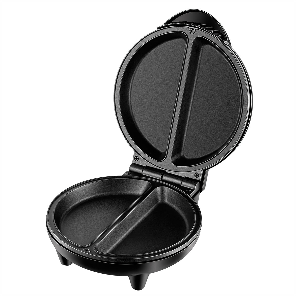 Melissa Omelettbereiter 16250086 – 2 Omeletts, 750 W, Antihaftbeschichtet – Schwarz