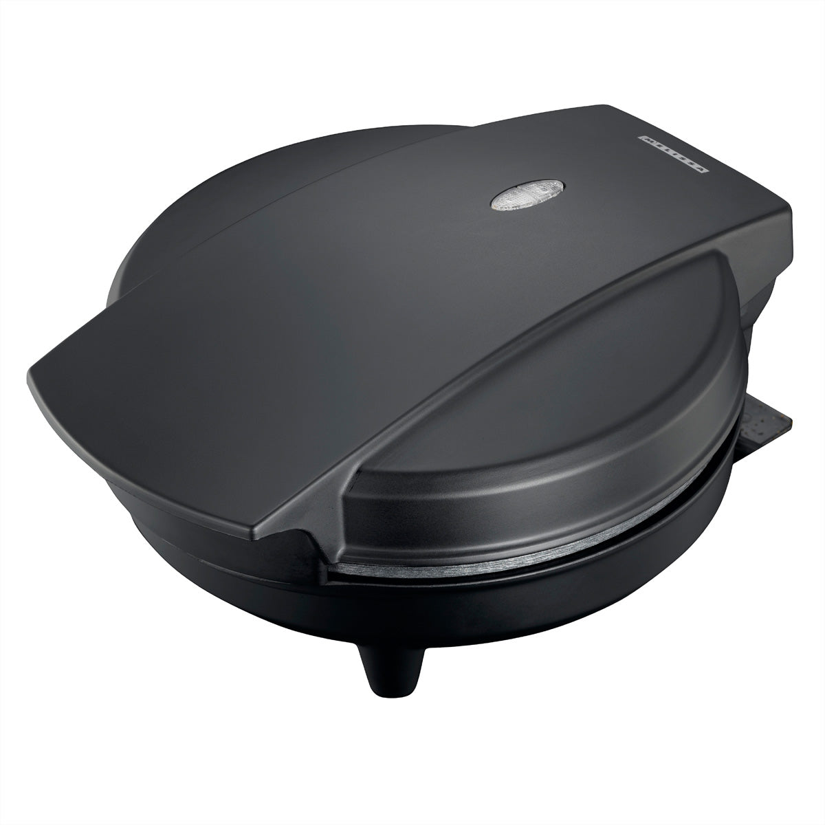 Melissa Waffeleisen 16310232 – 1 Waffel, rund, teflonbeschichtet, 700 W – schwarz
