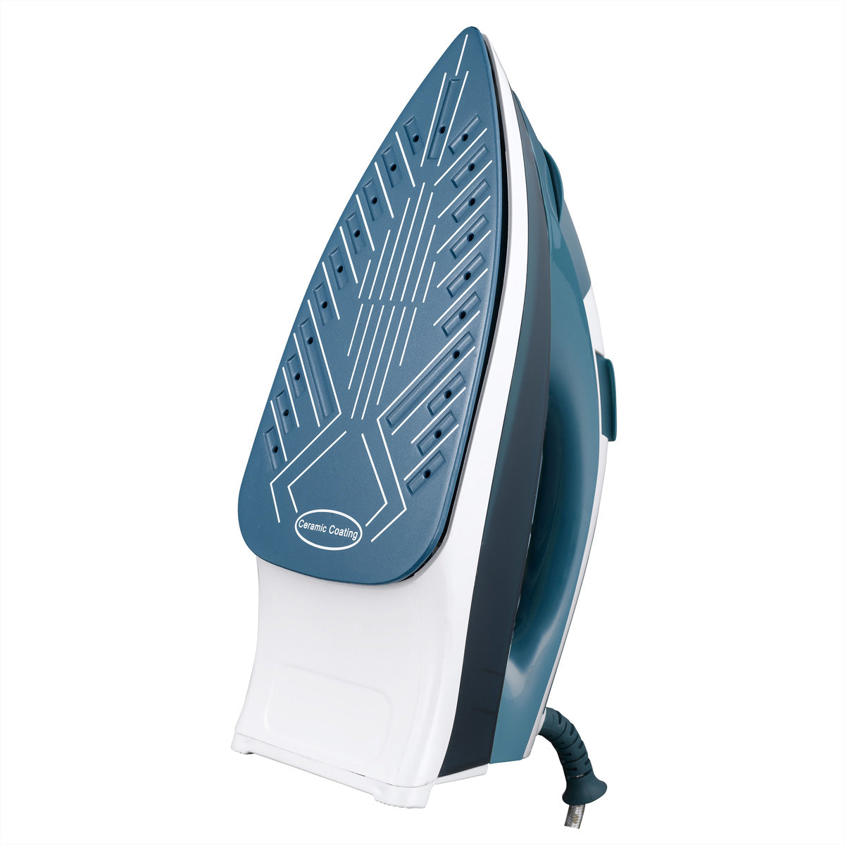 Melissa Dampfbügeleisen – Keramiksohle, Blau/Grün, 2200 W, 300 ml, Selbstreinigend