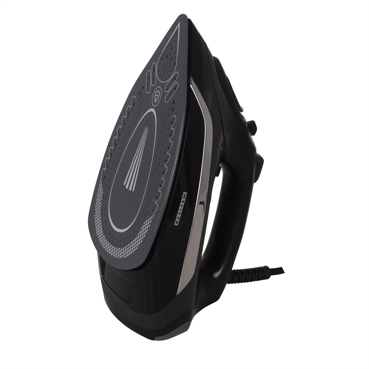 Melissa Dampfbügeleisen 16390057 – 350 ml Wassertank, 2500 W, Keramiksohle – Schwarz
