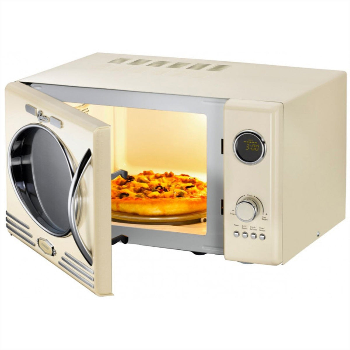 Melissa Kombi-Mikrowelle 16330128 – 23 l, Grill, 800 W – creme