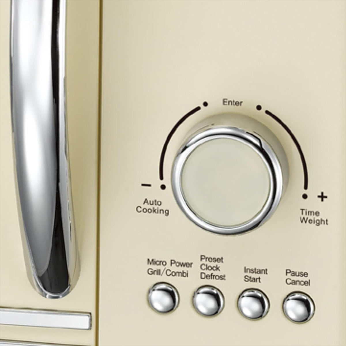 Melissa Kombi-Mikrowelle 16330128 – 23 l, Grill, 800 W – creme