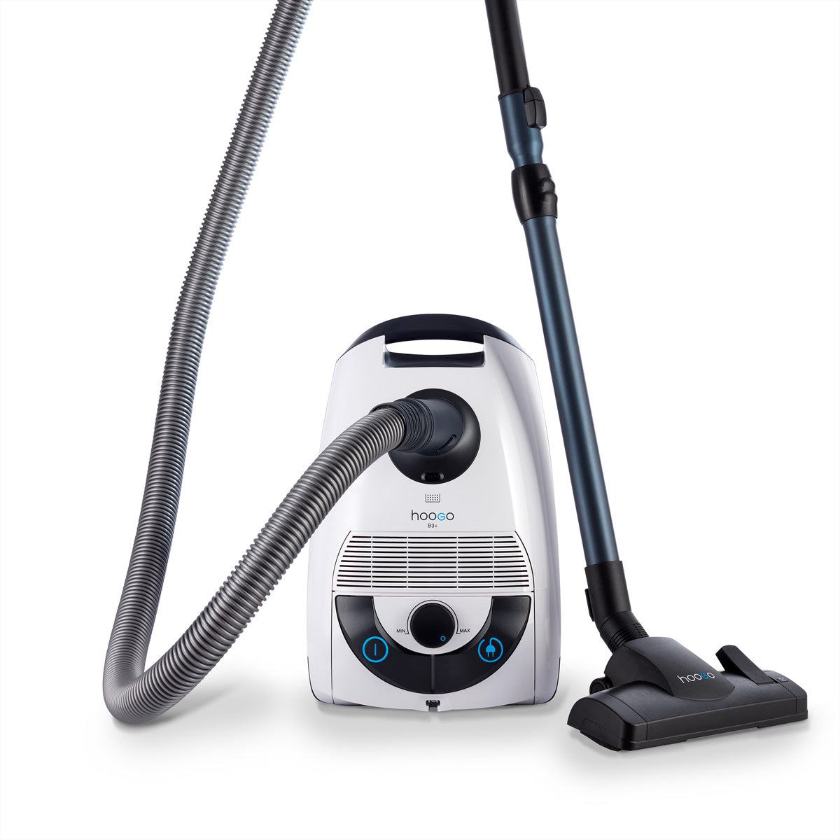 Hoogo Bodenstaubsauger B3+ – mit Beutel, 850 W, 3 l, HEPA 14