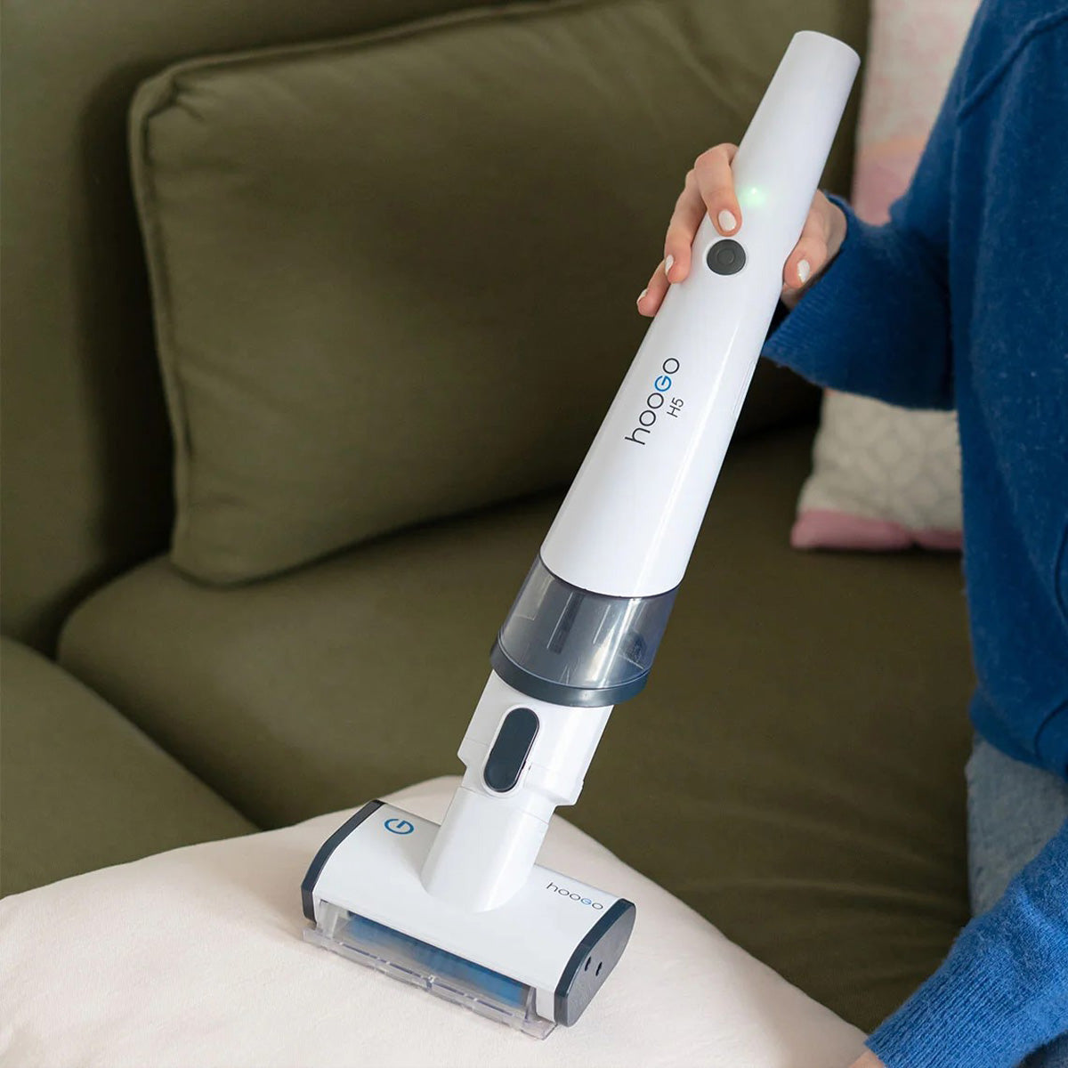 Hoogo Akkustaubsauger H5, 2-in-1 – 30 min, 120 W, Behälter 0,3 l