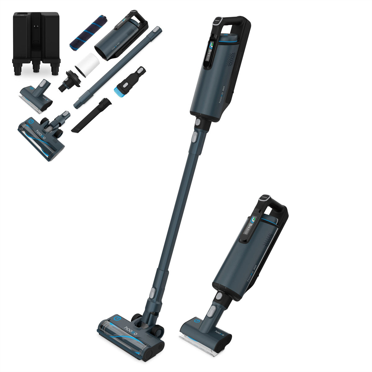 Hoogo Akkustaubsauger BS5 – 60 min, 400 W, Behälter 1 l