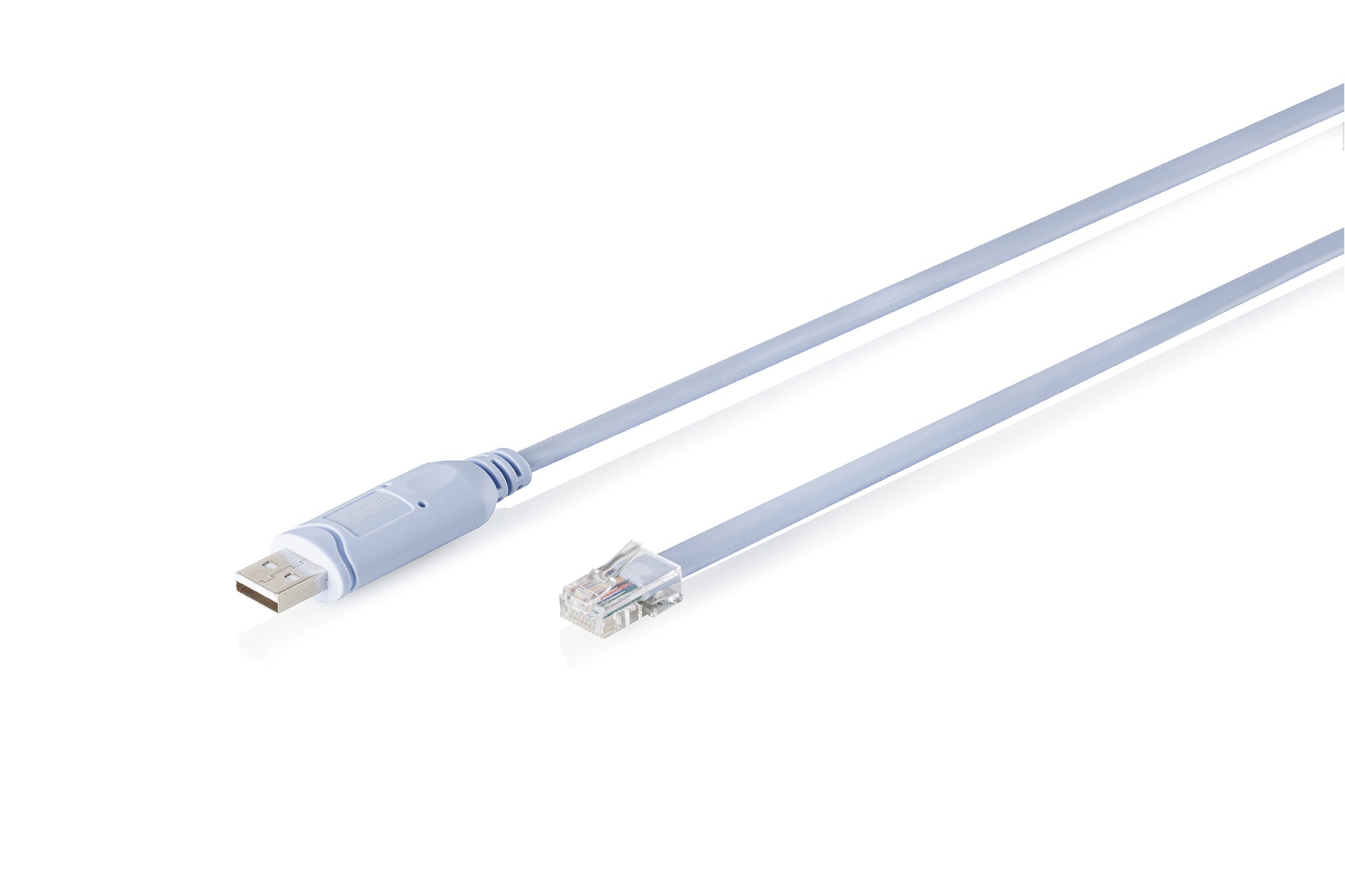 Digitus Konsolen-Adapterkabel USB-A zu RJ-48 – FTDI-Chipsatz, 1,8 m, Blau