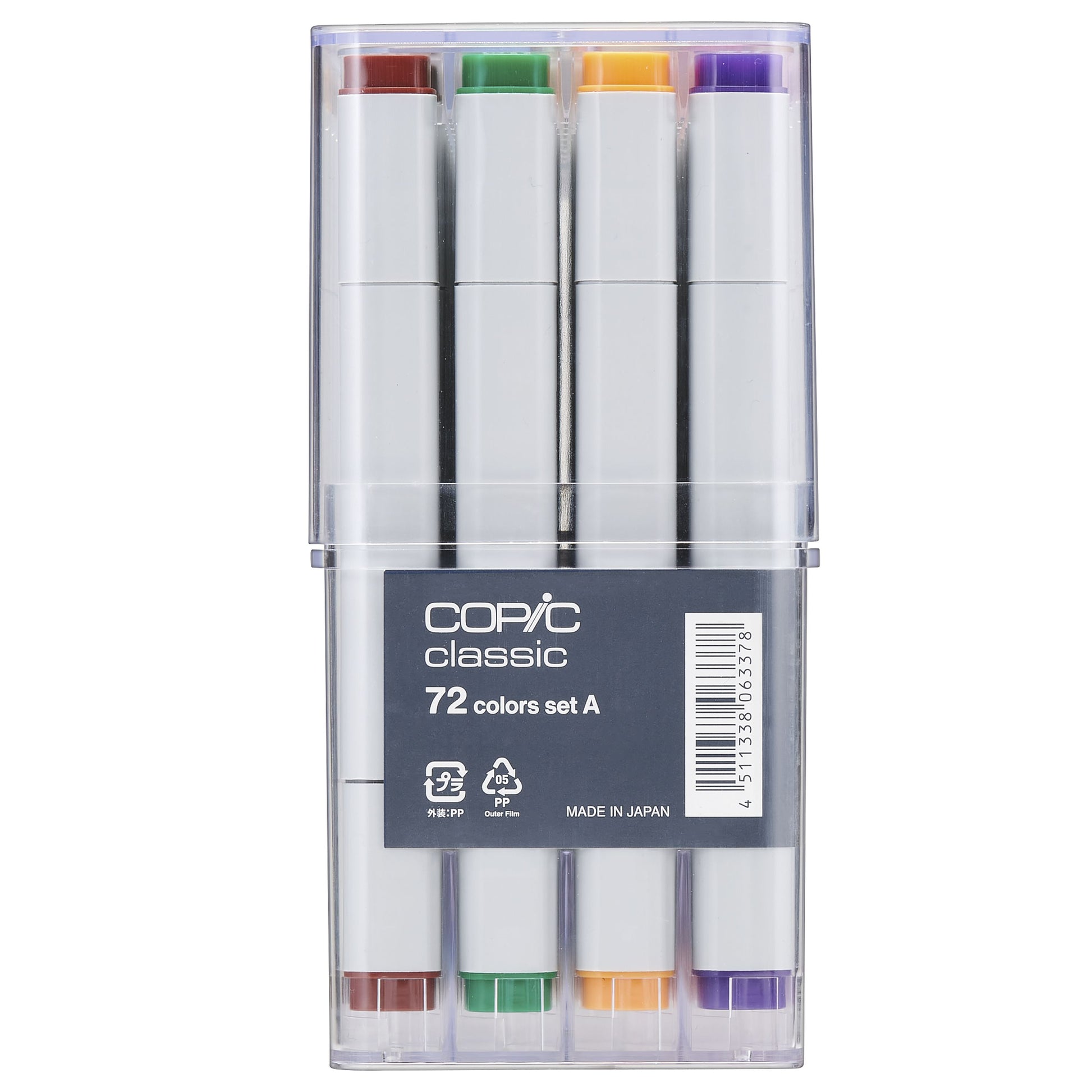 Copic Permanent Marker – Verschiedene Farben, 72 Stück
