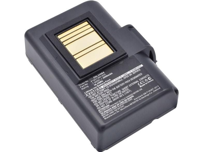 CoreParts Akkubasis, 7,4 V, 25,16 Wh – für Zebra QLN220, schwarz, Li-ion