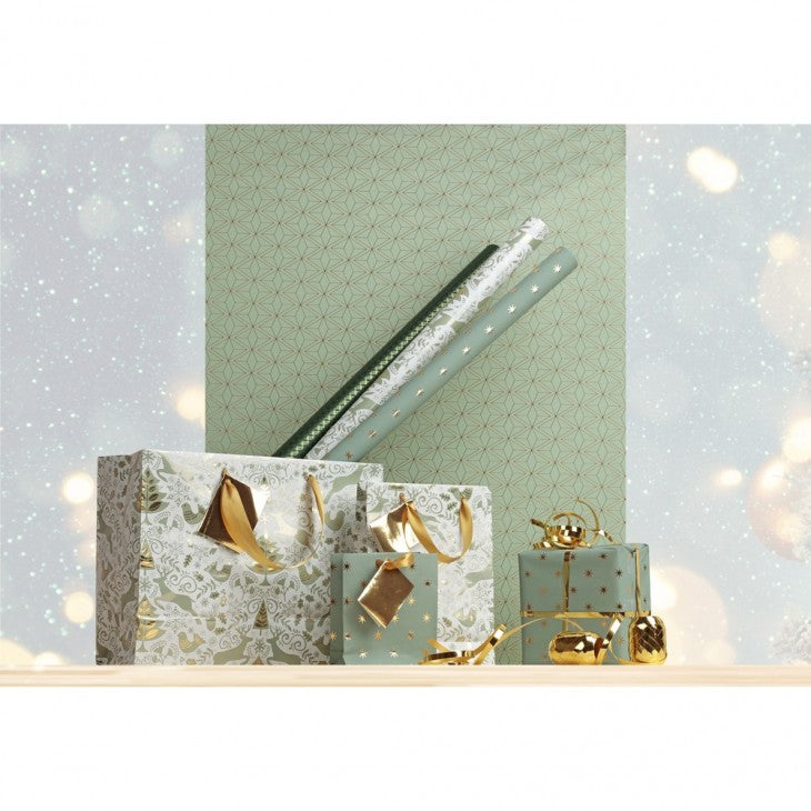 Clairefontaine Geschenkpapierrolle – Dans les bois – laminiert, Papier – 700 × 2000 mm
