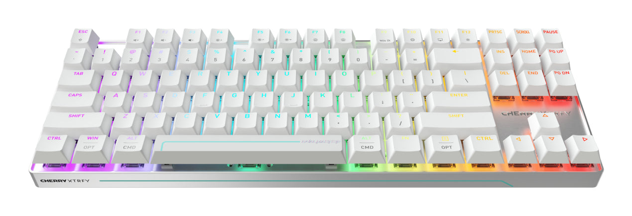 CHERRY MX 8.2 Pro TMR Wireless – Tastatur, kabellos (Bluetooth/2,4 GHz), US-Layout (EN) – für Windows & iOS