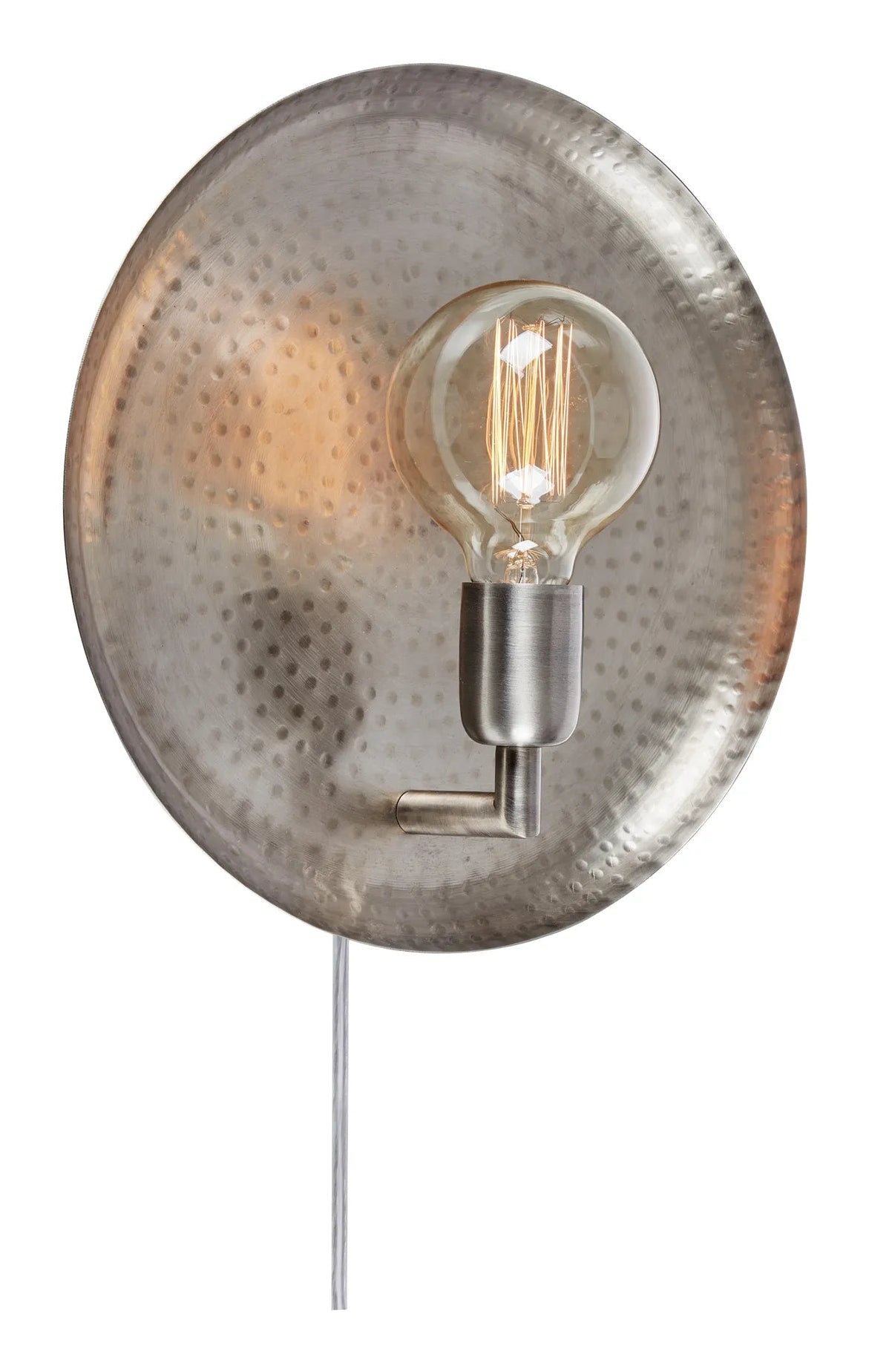 Markslöjd Wandleuchte Dolium – Ø 31 × 11 cm, 40 W, nicht dimmbar, Silber, exkl. E27