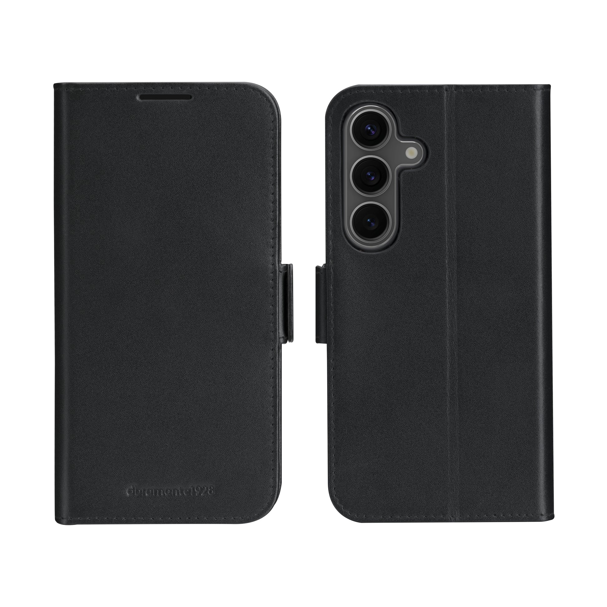 dbramante1928 Copenhagen Wallethülle – für Samsung Galaxy A56 5G, 3 Kartenfächer, Leder, schwarz