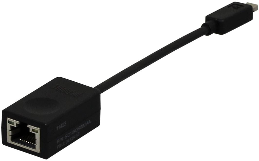 Lenovo Patchkabel – RJ‑45, Männlich auf Weiblich, Schwarz, für ThinkPad
